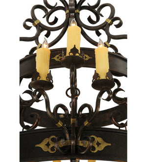 2nd Avenue - 01.0989.60.75H - 24 Light Chandelier - Santino - Gilded Tobacco