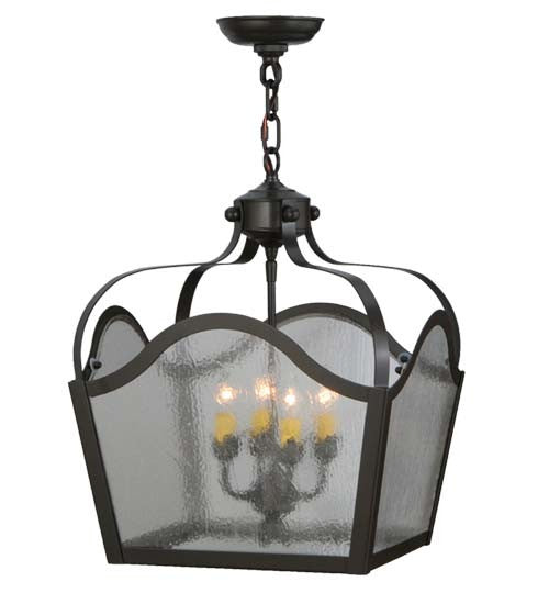 2nd Avenue - 202146-1 - Four Light Pendant - Terena - Timeless Bronze