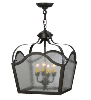 2nd Avenue - 202146-1 - Four Light Pendant - Terena - Timeless Bronze