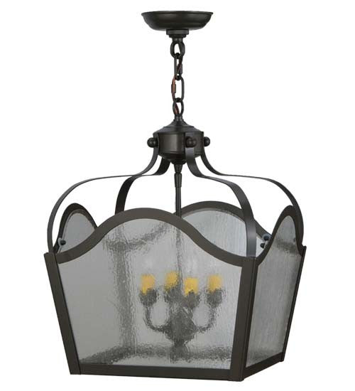 2nd Avenue - 202146-1 - Four Light Pendant - Terena - Timeless Bronze