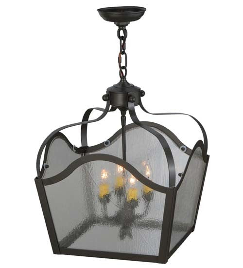 2nd Avenue - 202146-1 - Four Light Pendant - Terena - Timeless Bronze