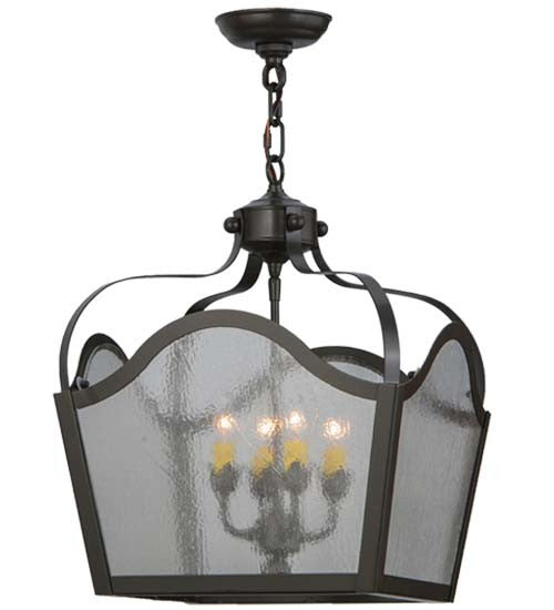 2nd Avenue - 202146-1 - Four Light Pendant - Terena - Timeless Bronze