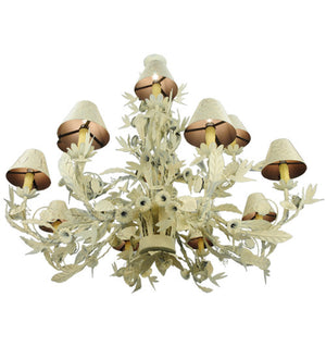 2nd Avenue - 87756.48 - 12 Light Chandelier - Le Printemps - Custom White Crackle