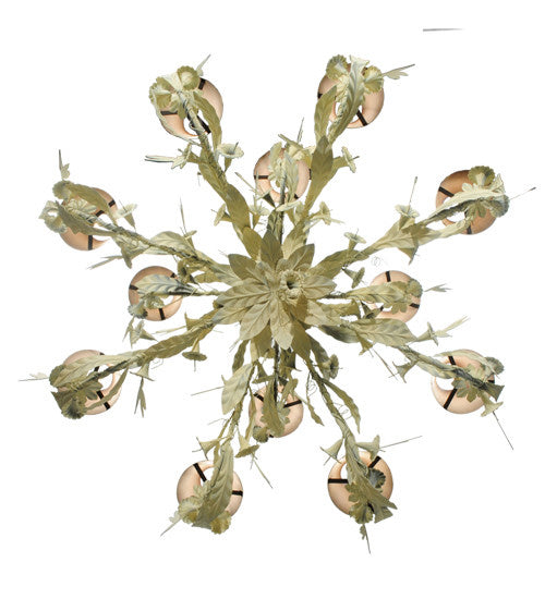 2nd Avenue - 87756.48 - 12 Light Chandelier - Le Printemps - Custom White Crackle