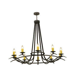 2nd Avenue - 01.0770.60.MED - Ten Light Chandelier - Octavia - Timeless Bronze