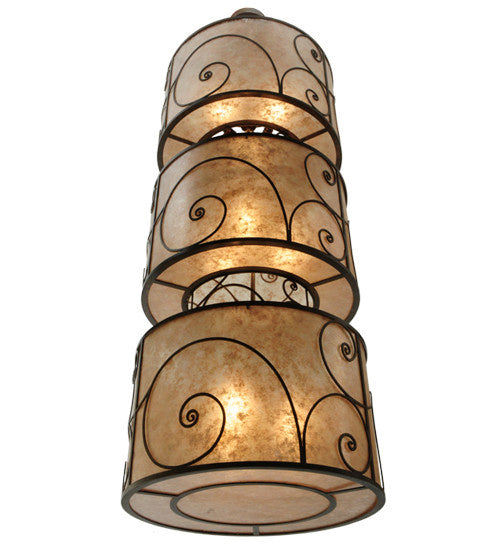 2nd Avenue - 200056-23 - Nine Light Pendant - Granada - Gilded Tobacco