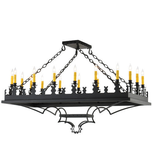 2nd Avenue - 61912-3 - 18 Light Pendant - Asen - Costello Black