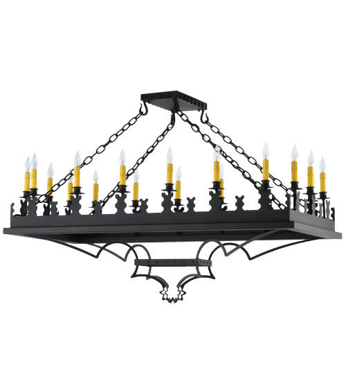 2nd Avenue - 61912-3 - 18 Light Pendant - Asen - Costello Black