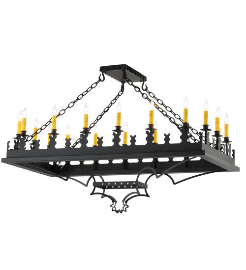 2nd Avenue - 61912-3 - 18 Light Pendant - Asen - Costello Black