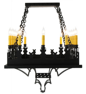 2nd Avenue - 61912-3 - 18 Light Pendant - Asen - Costello Black