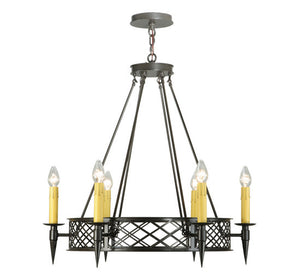 2nd Avenue - 1-0502184137-47 - Six Light Chandelier - Topridge - Timeless Bronze