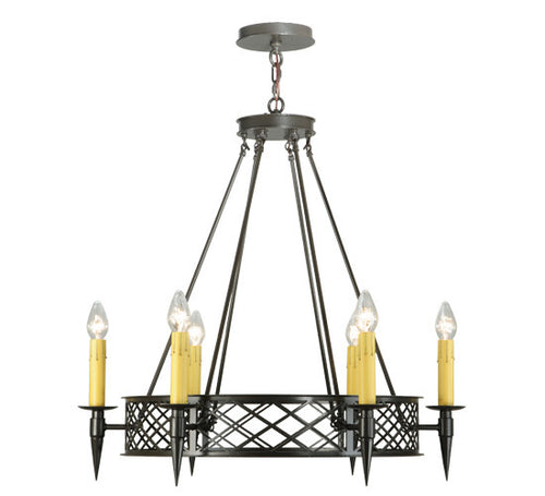 2nd Avenue - 1-0502184137-47 - Six Light Chandelier - Topridge - Timeless Bronze