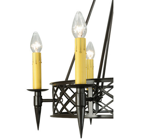 2nd Avenue - 1-0502184137-47 - Six Light Chandelier - Topridge - Timeless Bronze