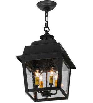 2nd Avenue - 55213-33 - Four Light Pendant - Stockwell - Wrought Iron