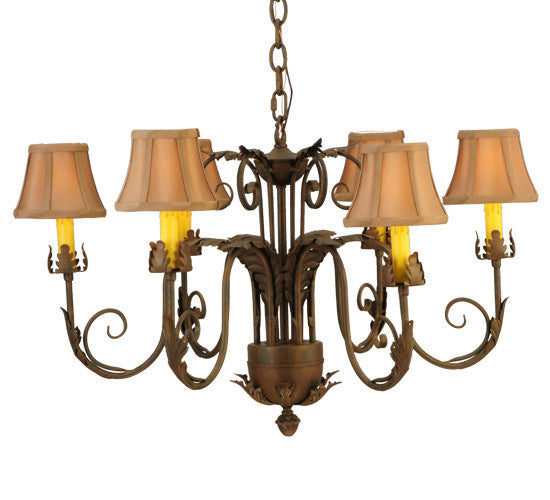 2nd Avenue - 87543.28.19H.X.220V - Six Light Chandelier - Lindsay - Cortez Gold