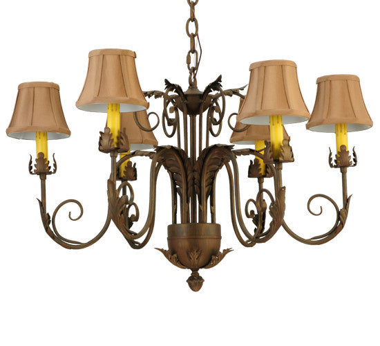 2nd Avenue - 87543.28.19H.X.220V - Six Light Chandelier - Lindsay - Cortez Gold