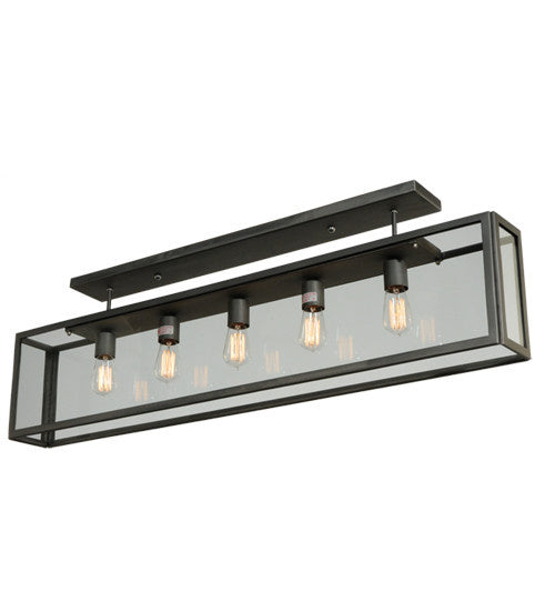 2nd Avenue - 220048-2 - Five Light Semi Flush Mount - Affinity - Matte Clear