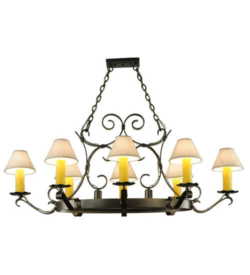 2nd Avenue - 87029.51.DL.CC - Ten Light Chandelier - Handforged - Blackened Pewter