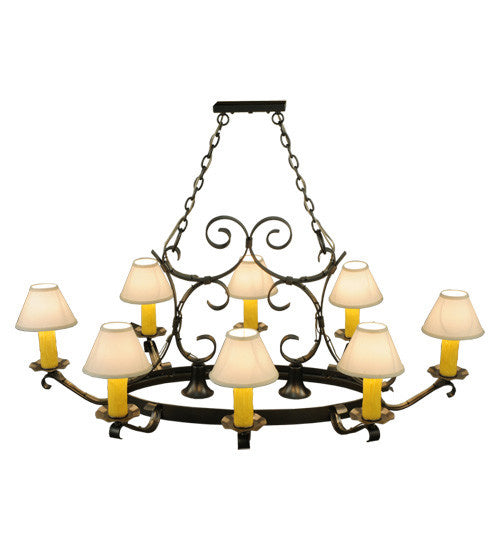 2nd Avenue - 87029.51.DL.CC - Ten Light Chandelier - Handforged - Blackened Pewter