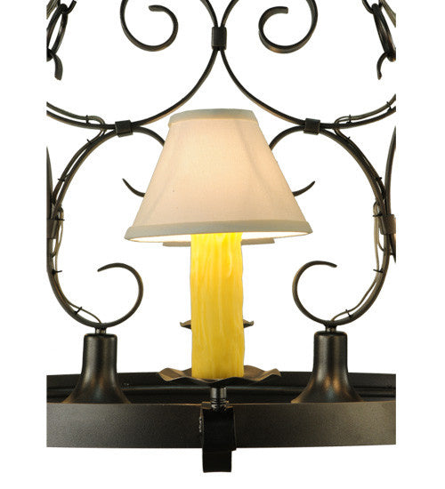 2nd Avenue - 87029.51.DL.CC - Ten Light Chandelier - Handforged - Blackened Pewter