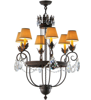 2nd Avenue - 87806.26.X.NFNL - Six Light Chandelier - Antonia - Cajun Spice