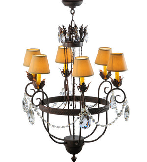 2nd Avenue - 87806.26.X.NFNL - Six Light Chandelier - Antonia - Cajun Spice