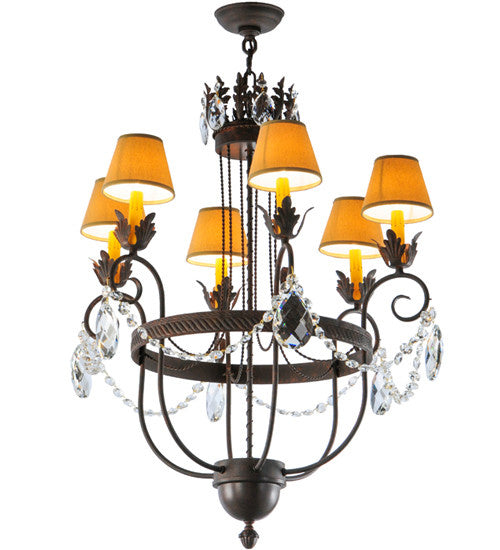 2nd Avenue - 87806.26.X.NFNL - Six Light Chandelier - Antonia - Cajun Spice