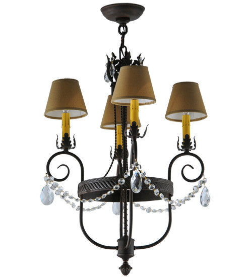 2nd Avenue - 87806.18.X.NFNL - Four Light Chandelier - Antonia - Cajun Spice Textured