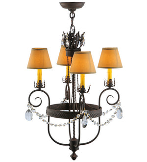 2nd Avenue - 87806.18.X.NFNL - Four Light Chandelier - Antonia - Cajun Spice Textured