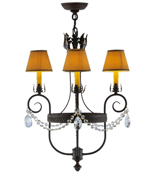 2nd Avenue - 87806.18.X.NFNL - Four Light Chandelier - Antonia - Cajun Spice Textured