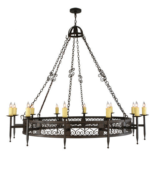 2nd Avenue - 05.0747.72.1TR - 12 Light Chandelier - Toscano - Classic Rust