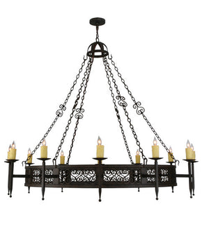 2nd Avenue - 05.0747.72.1TR - 12 Light Chandelier - Toscano - Classic Rust