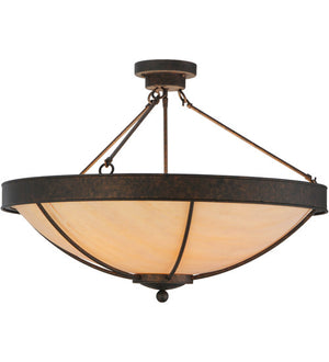 2nd Avenue - 201758-2 - Five Light Semi Flush Mount - Alysiales - Copper Rust