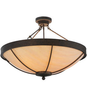 2nd Avenue - 201758-2 - Five Light Semi Flush Mount - Alysiales - Copper Rust