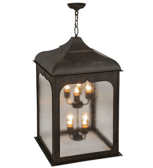 2nd Avenue - 47821-81 - Eight Light Pendant - Hankel - Oil Rubbed Bronze