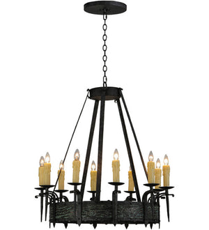 2nd Avenue - 62184-6 - Ten Light Chandelier - Costello - Smoke