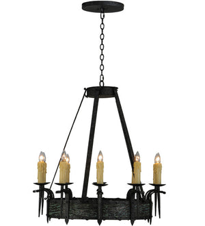 2nd Avenue - 62184-6 - Ten Light Chandelier - Costello - Smoke