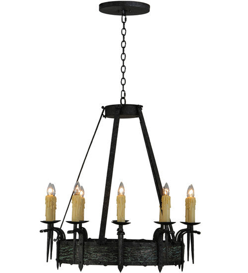 2nd Avenue - 62184-6 - Ten Light Chandelier - Costello - Smoke