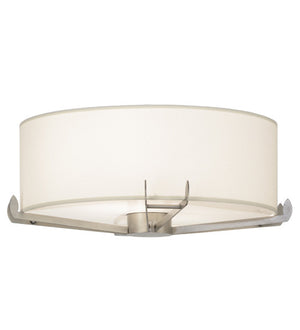 2nd Avenue - 200015-64 - Two Light Flush Mount - Cilindro - Brushed Nickel