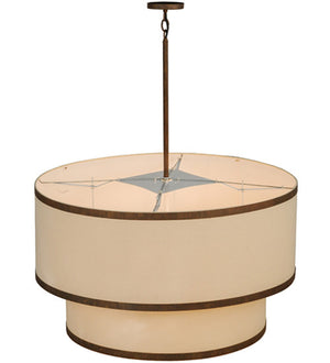 2nd Avenue - 1-0040233309-CG.AD - Six Light Pendant - Cilindro - Cortez Gold