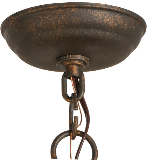 2nd Avenue - 8021.24.261U - Three Light Chandelier - Elvita - Gilded Tobacco