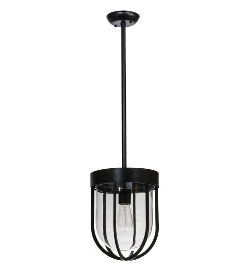 2nd Avenue - 221006-1 - One Light Pendant - Jaula - Solar Black