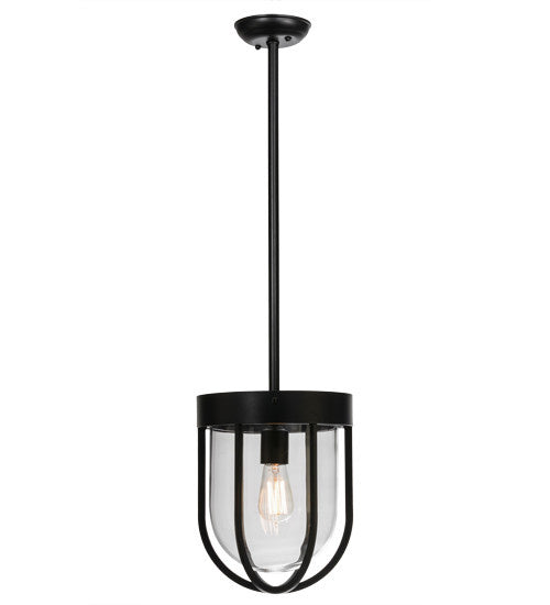 2nd Avenue - 221006-1 - One Light Pendant - Jaula - Solar Black