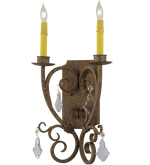 2nd Avenue - 202584-1 - Two Light Wall Sconce - Thierry - Pompeii Gold