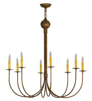 2nd Avenue - 60060-9 - Eight Light Chandelier - Cheal - Antique Brass Matte