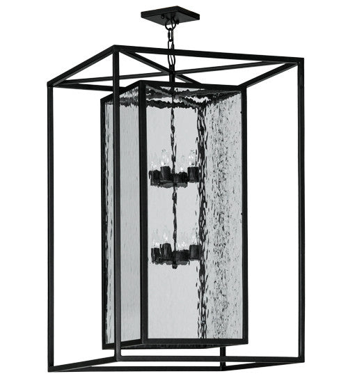 2nd Avenue - 48259-435 - Eight Light Pendant - Kitzi Box - Solar Black