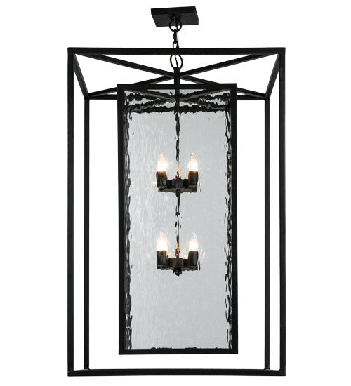 2nd Avenue - 48259-435 - Eight Light Pendant - Kitzi Box - Solar Black