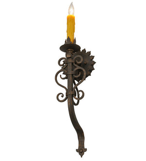 2nd Avenue - 04.1357.1 - One Light Wall Sconce - Sunburst - Gilded Tobacco