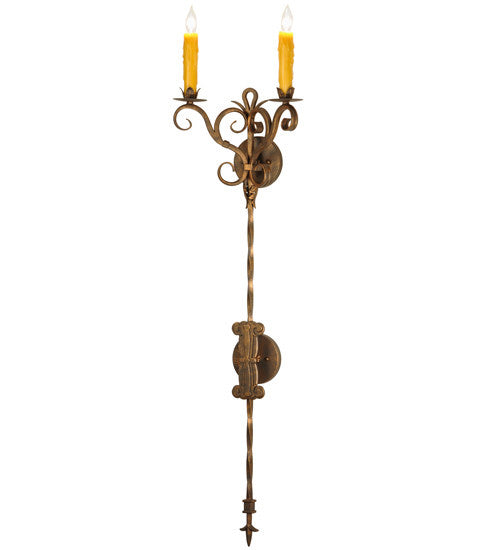 2nd Avenue - 04.1077.2.48H - Two Light Wall Sconce - Palmira - Gilded Tobacco