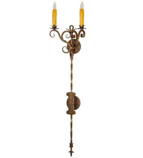 2nd Avenue - 04.1077.2.48H - Two Light Wall Sconce - Palmira - Gilded Tobacco